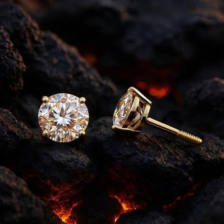 Only diamonds earrings